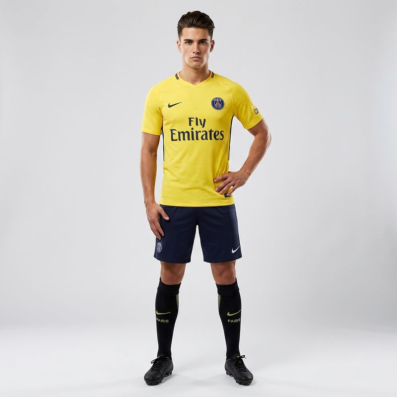 تی شرت ورزشی آستین کوتاه مردانه نایک مدل psg