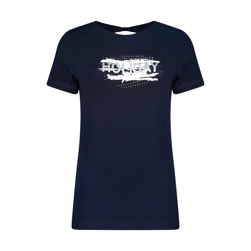 تی شرت ورزشی زنانه هالیدی مدل 801404 navy blue