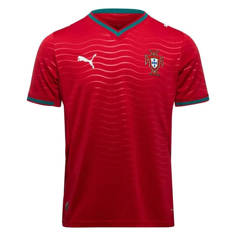 تی‌شرت ورزشی آستین کوتاه مردانه مدل پرتغال home wc 2026