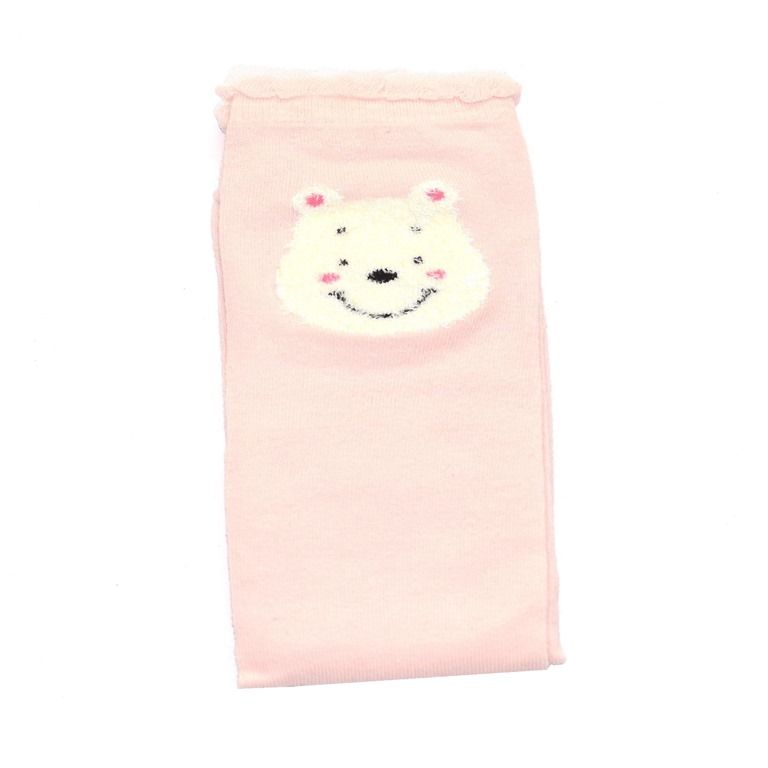 جوراب بچه گانه ساق بلند مدل d105pinkbear
