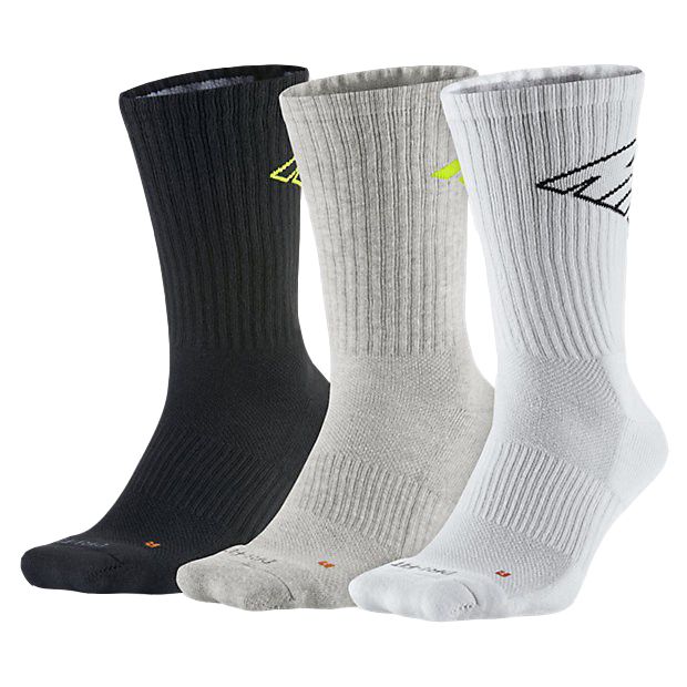 جوراب ورزشی زنانه نایکی مدل dri fit fly crew بسته 3 عددی