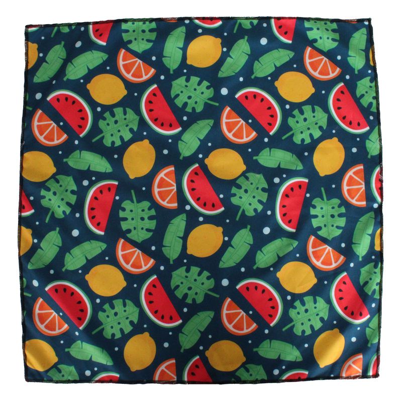 دستمال سر و گردن مدل باندانا کد fruit   01