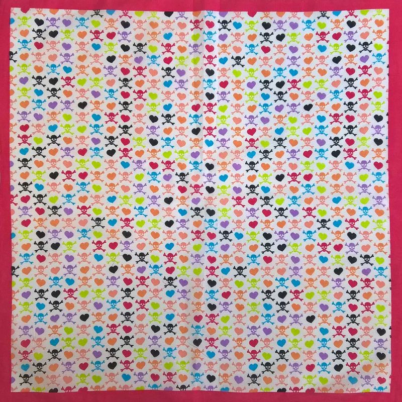 دستمال سروگردن مدل colourful heart