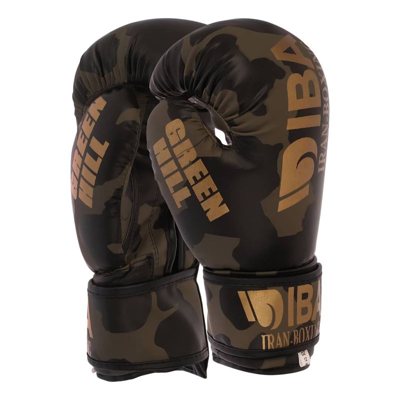 دستکش بوکس گرین هیل مدل super aiba army