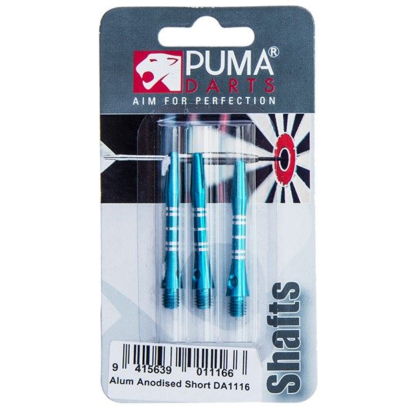 دم یدک دارت پوما مدل shafts anodised short کد da1116 بسته 3 عددی