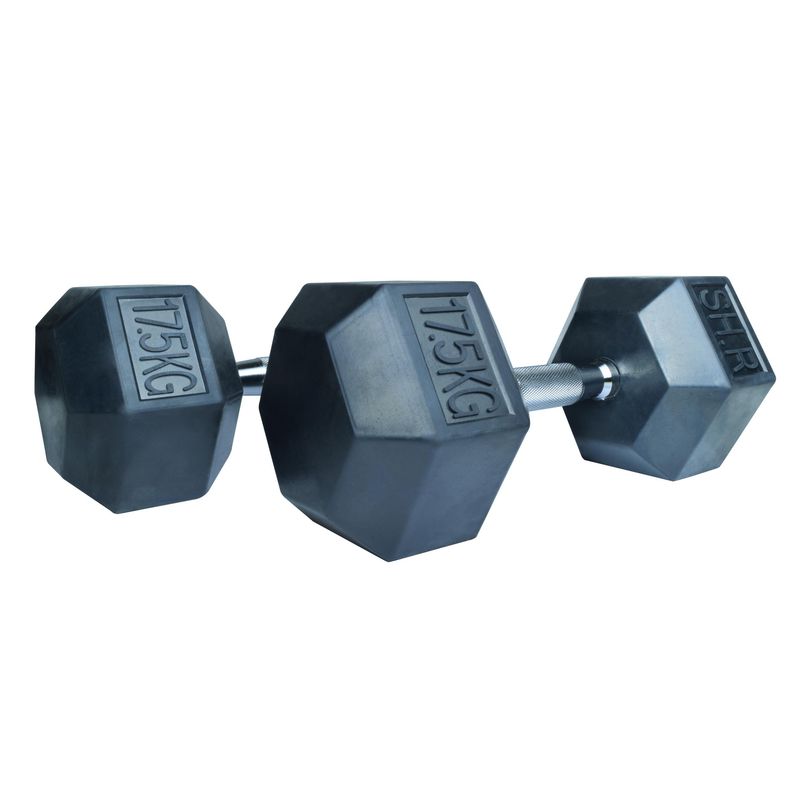 دمبل اس اچ ار کد b6 وزن 17.5 کیلوگرم بسته 2 عددی