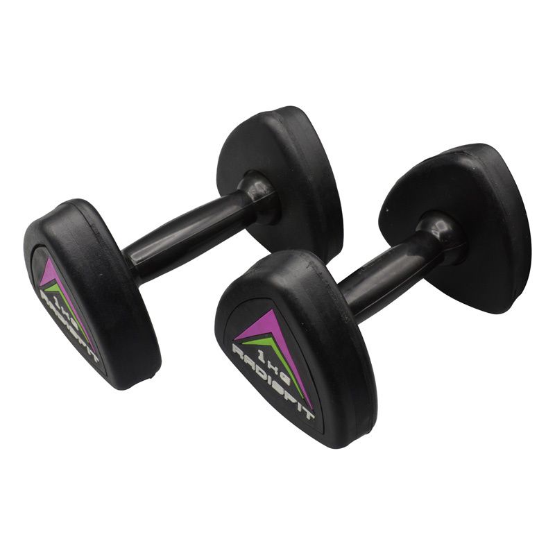 دمبل بدنسازی مدل gs m triangle 113823 وزن 1 کیلو گرم بسته دو عددی