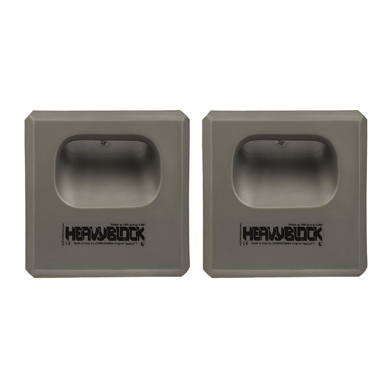 دمبل بلوکی لدراگوما مدل heavy block بسته 2 عددی