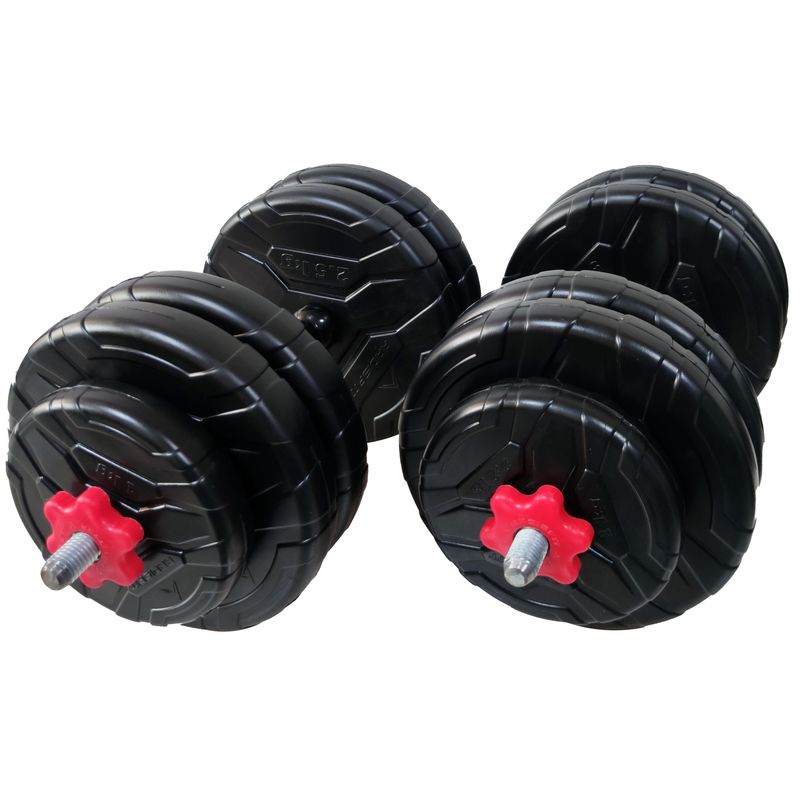 دمبل رادیس فیت مدل dvp 12 mix1 وزن 12 کیلوگرم بسته 2 عددی