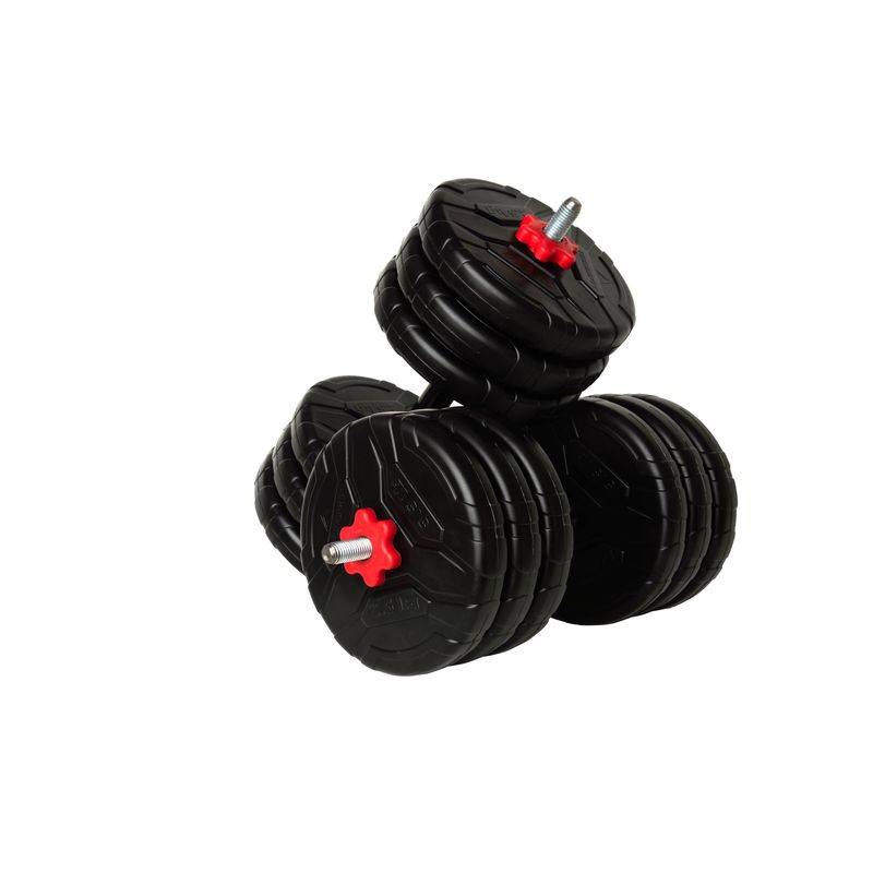 دمبل رادیس فیت مدل gray handle 15 2.5 وزن 15 کیلوگرم بسته دو عددی