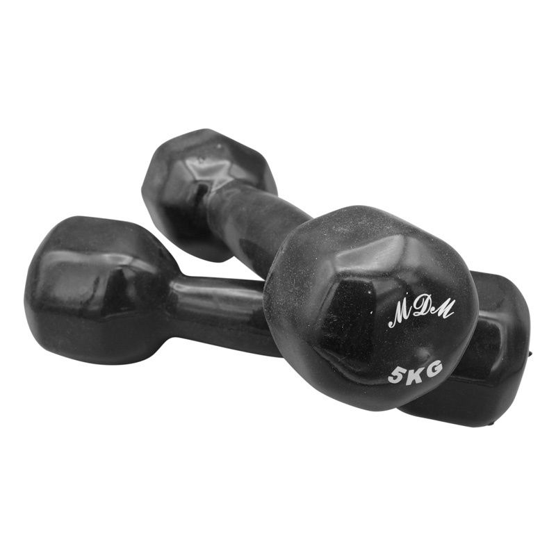دمبل مدل gs m 132414 وزن 5 کیلو گرم بسته دو عددی