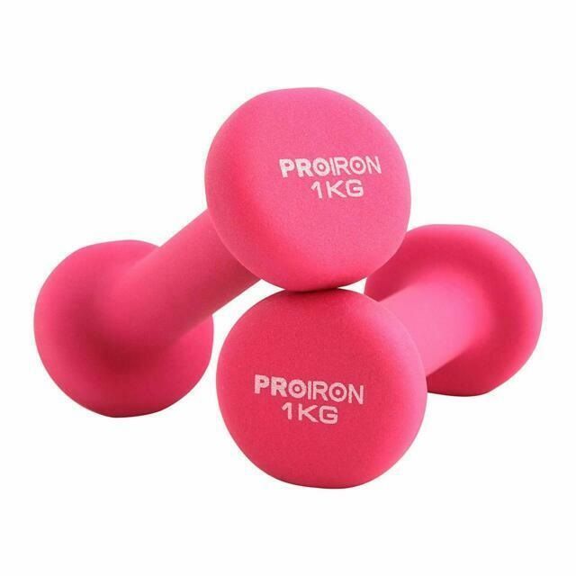 دمبل مدل proiron وزن 1 کیلوگرم بسته 2 عددی