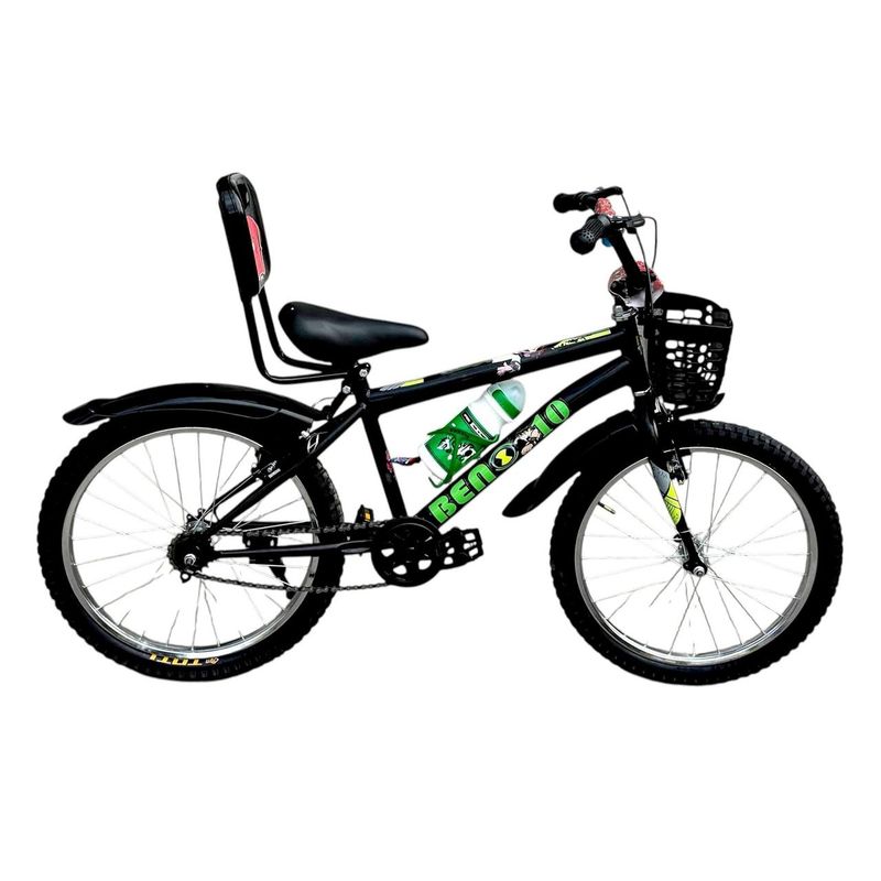 دوچرخه کودک شهری مدل ben10 سایز طوقه 20 اینچ