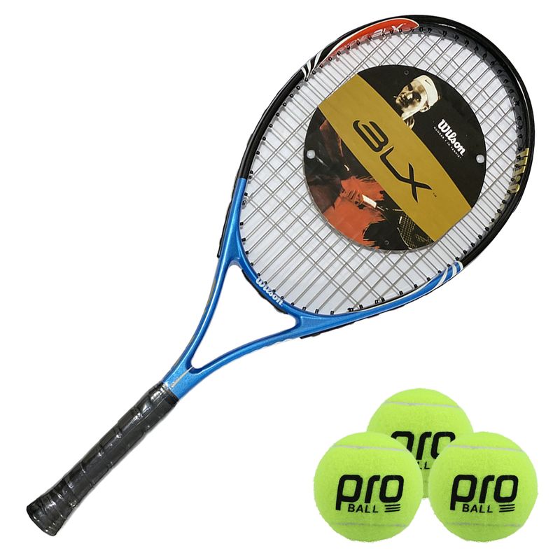 راکت تنیس مدل blx pro one به همراه توپ