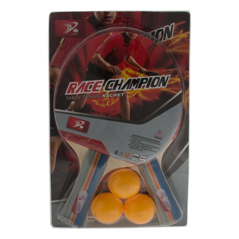 راکت پینگ پنگ جی اس ار سی مدل race champion بسته 2 عددی