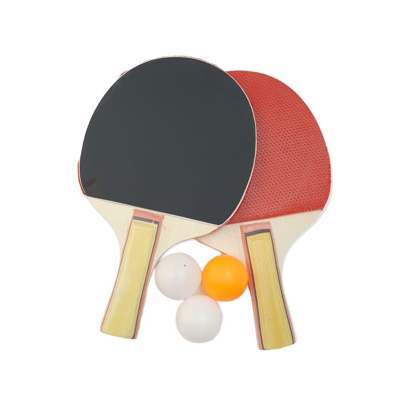 راکت پینگ پنگ مدل sports racket به همراه توپ مجموعه 5 عددی