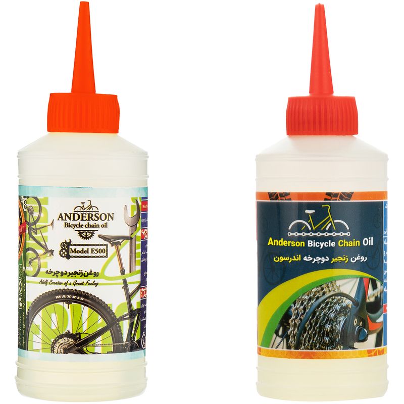 روغن زنجیر دوچرخه اندرسون مدل ae25 حجم 80 میلی لیتر بسته 2 عددی