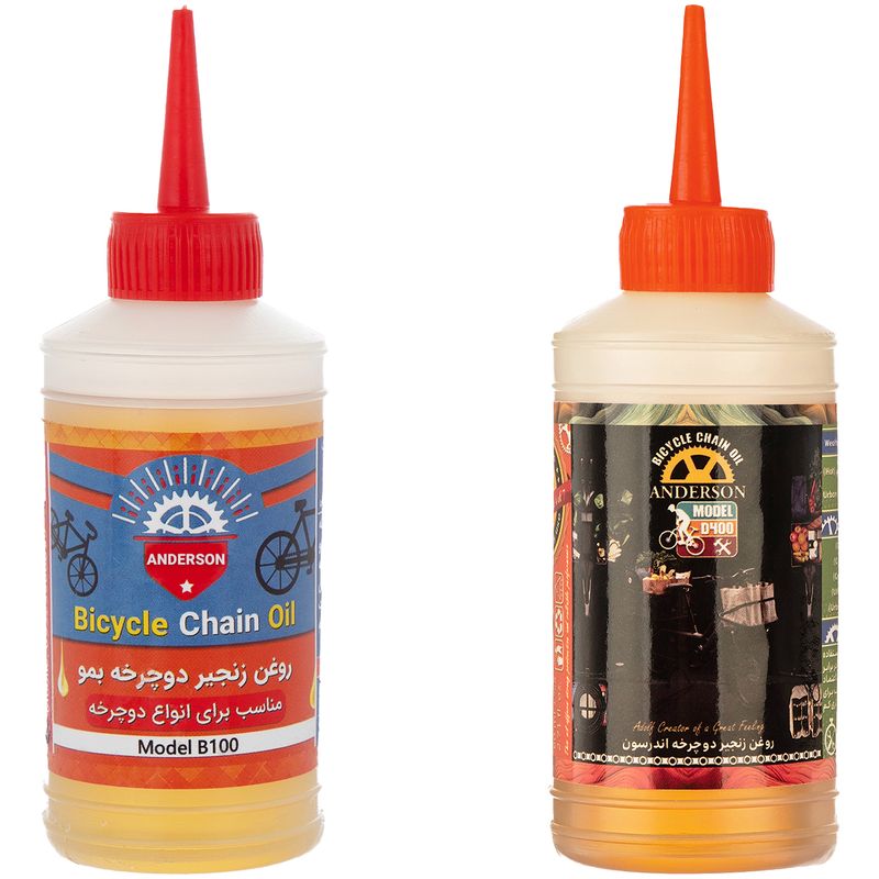 روغن زنجیر دوچرخه اندرسون مدل db41 حجم 80 میلی لیتر بسته 2 عددی