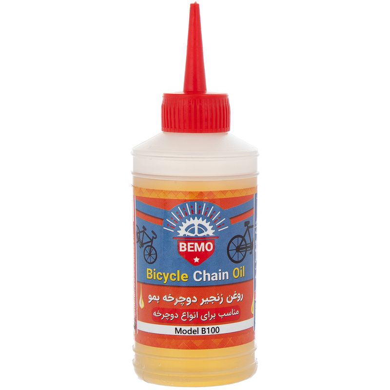 روغن زنجیر دوچرخه بمو مدل b100 حجم 80 میلی لیتر