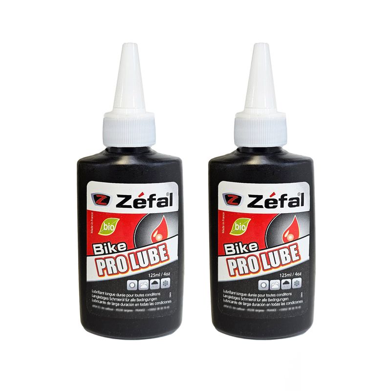 روغن زنجیر دوچرخه زفال مدل pro lube حجم 125 میلی لیتر بسته دو عددی