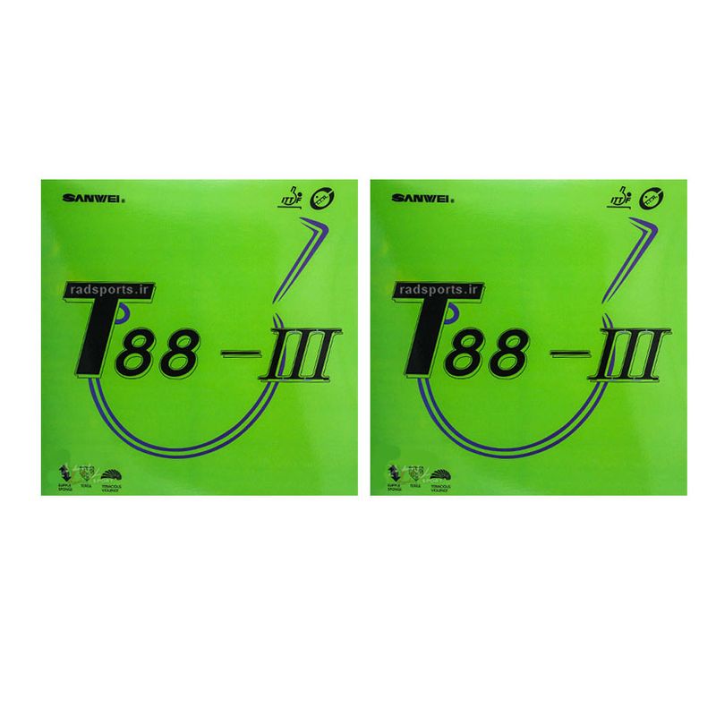 رویه راکت پینگ پنگ سانوی مدل t88 بسته 2 عددی