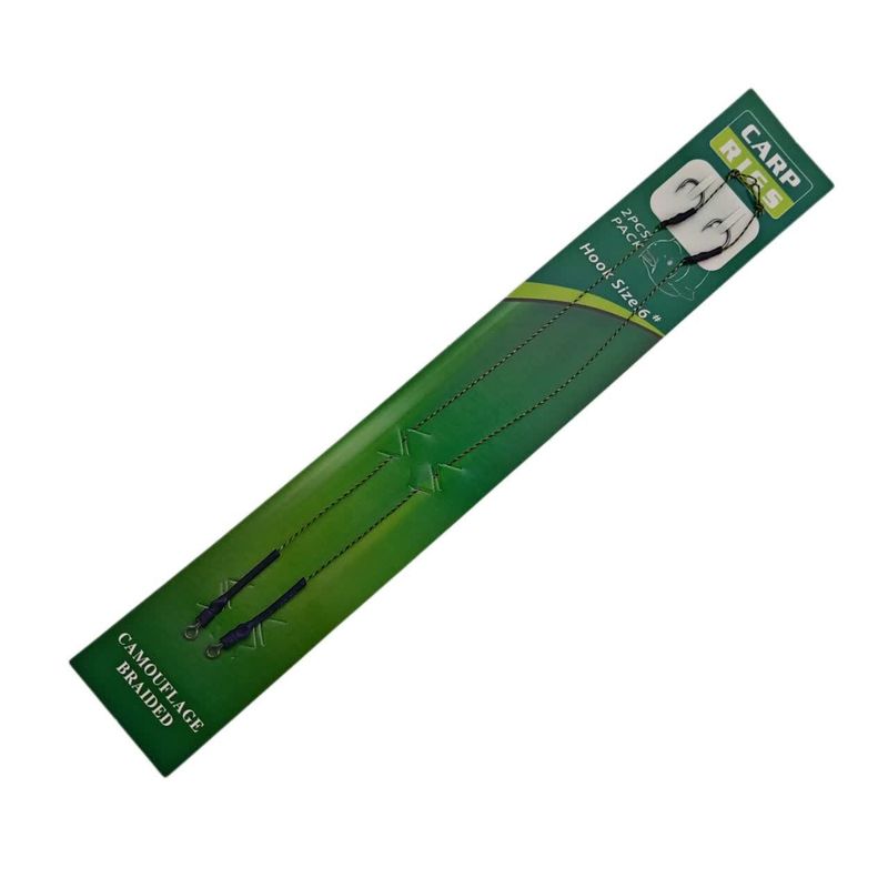 ریسه ماهگیری مدل hook_6 بسته دو عددی