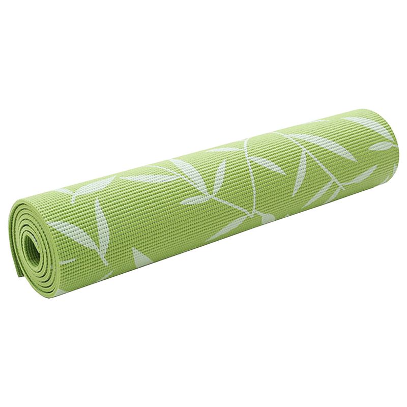 زیر انداز یوگا مدل yogasana 808 ضخامت 8 میلی متر به همراه 2 عدد دمبل روکش دار ریباک 0.5 kg