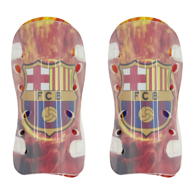 ساق بند فوتبال مدل barca shinguard بسته 2 عددی