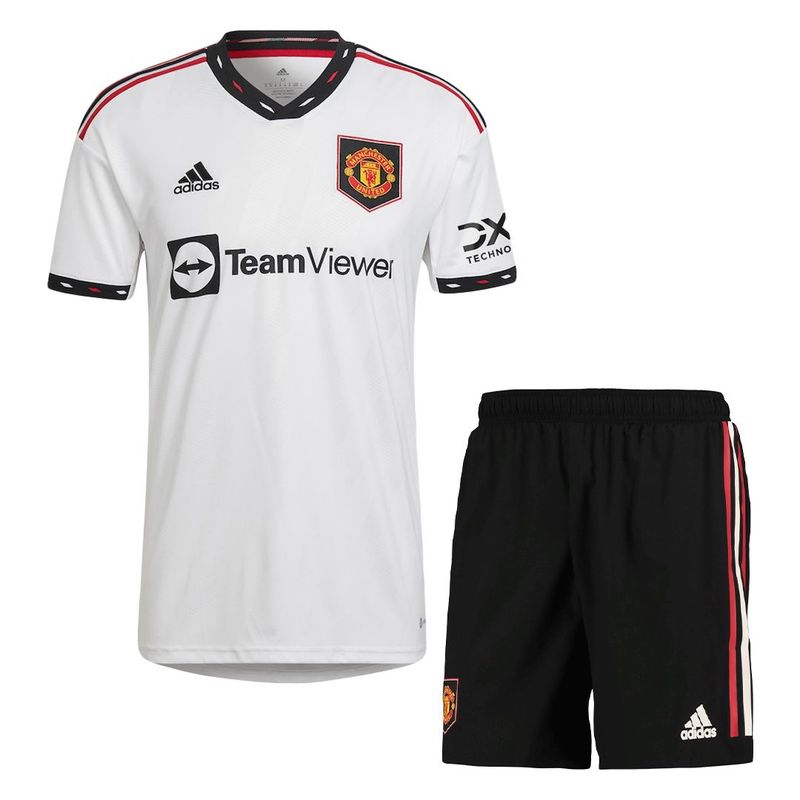ست تی شرت آستین کوتاه و شلوارک ورزشی مردانه مدل منچستر یونایتد away 2023