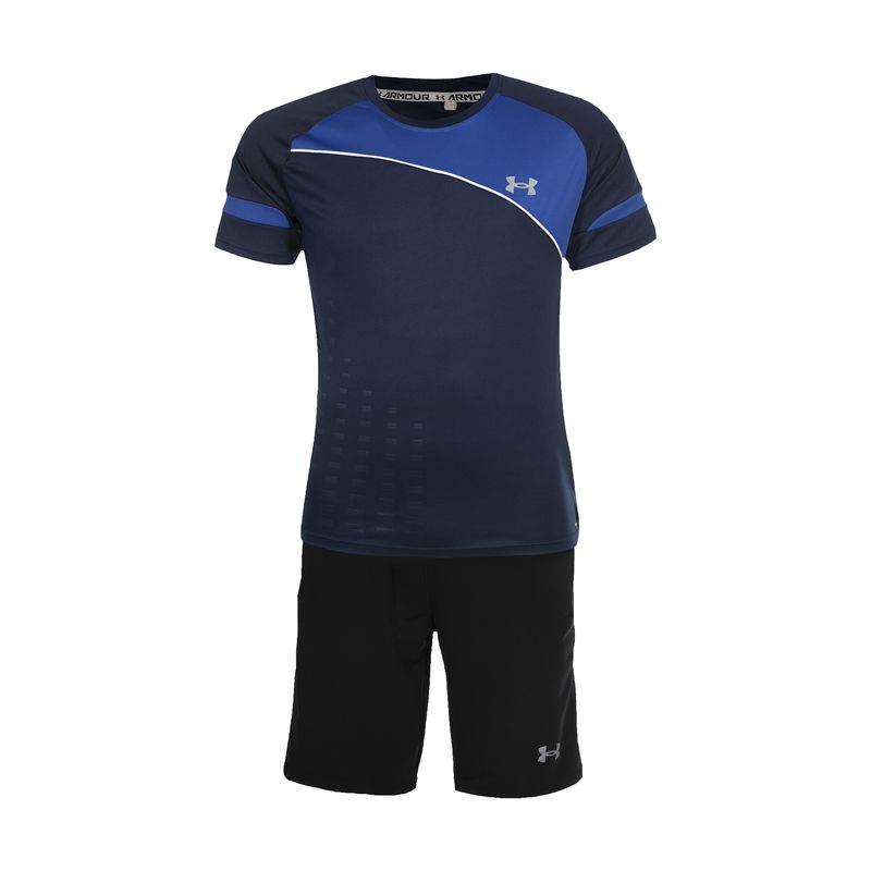 ست تی شرت و شلوارک ورزشی مردانه  مدل heat gear کد 55205