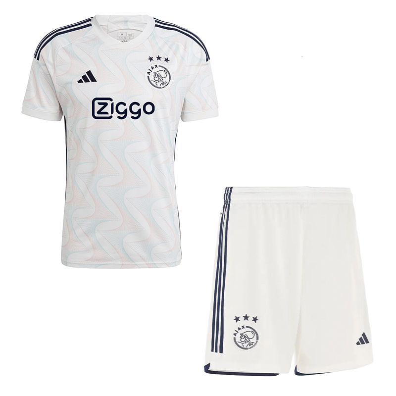 ست تی شرت و شلوارک ورزشی مردانه مدل آژاکس کد away 2024