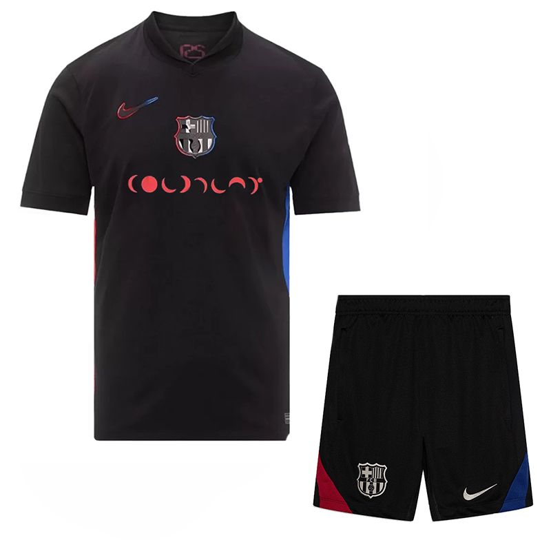 ست تی شرت و شلوارک ورزشی مردانه مدل بارسلونا الکلاسیکو away 2025