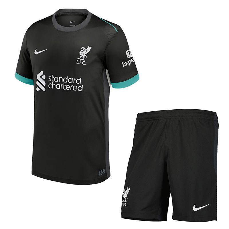 ست تی شرت و شلوارک ورزشی مردانه مدل لیورپول away 2025