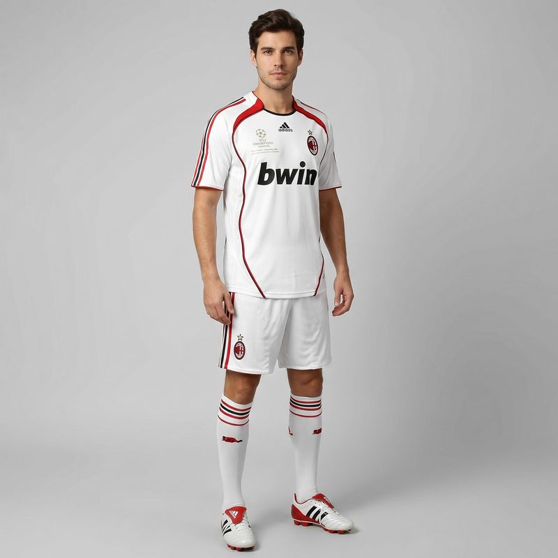 ست تی شرت و شلوارک ورزشی مردانه مدل میلان کد away 2007