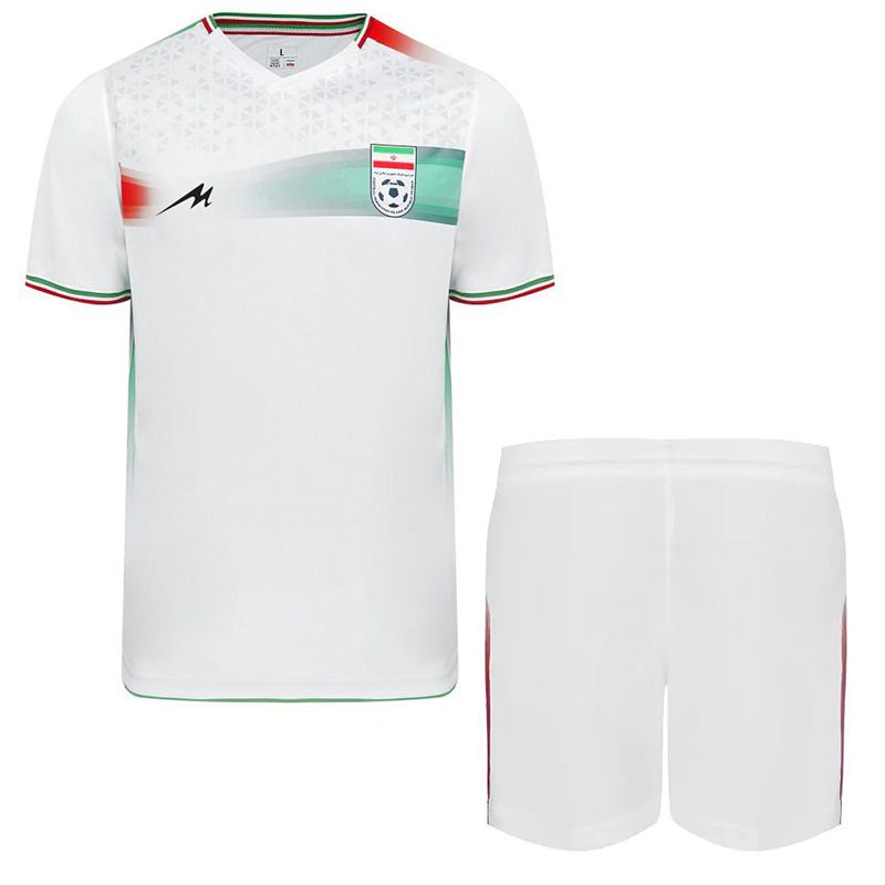 ست تی شرت و شلوارک ورزشی مردانه مروژ مدل ایران home 2022