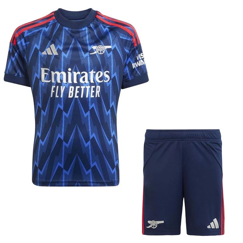 ست تی‌شرت آستین کوتاه و شلوارک ورزشی مردانه مدل آرسنال away 2026