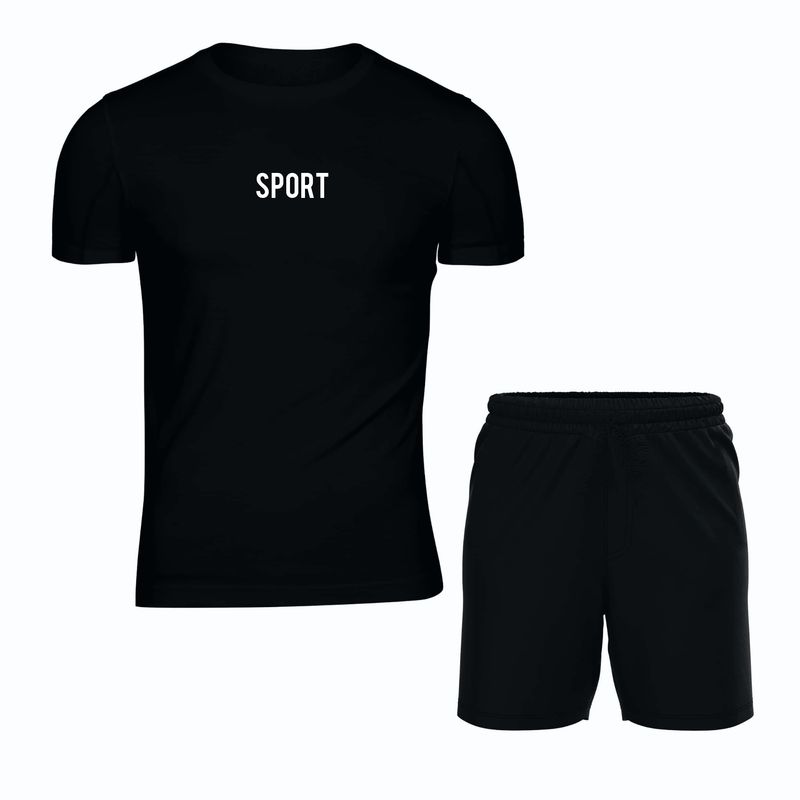 ست تی‌شرت و شلوارک ورزشی مردانه اولسون مدل spt580