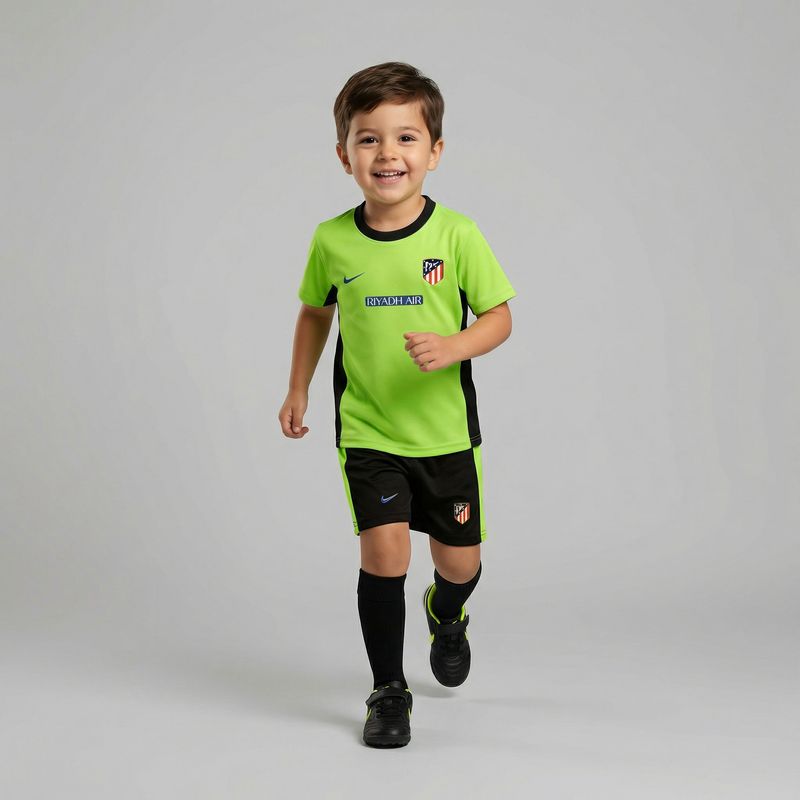 ست تی‌شرت و شلوارک ورزشی پسرانه مدل training kit_0025