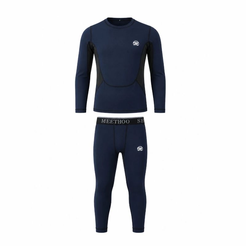 ست تی‌شرت و لگینگ ورزشی پسرانه مدل بیس لایر me 22001081