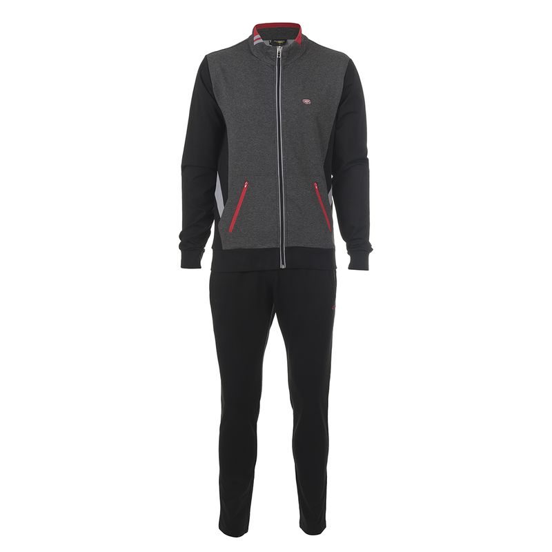 ست سویشرت و شلوار ورزشی مردانه بیلسی مدل 16ss 0010 2i siyah antrasit