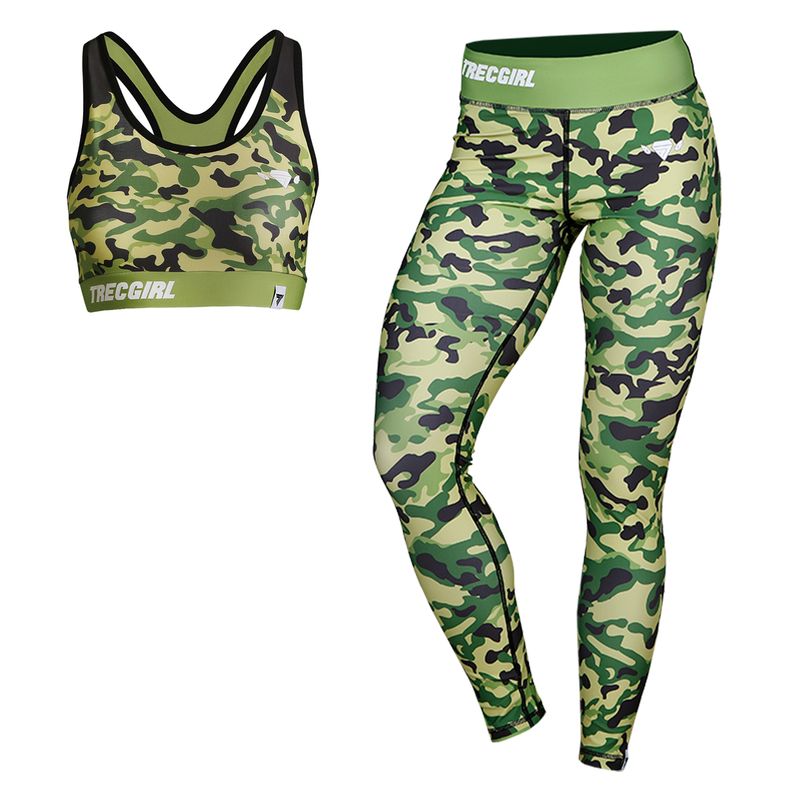ست نیم تنه و لگ ورزشی زنانه ترک ویر مدل strong camo 19