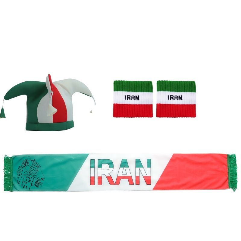 ست هواداری مدل تیم ملی ایران بسته 4 عددی