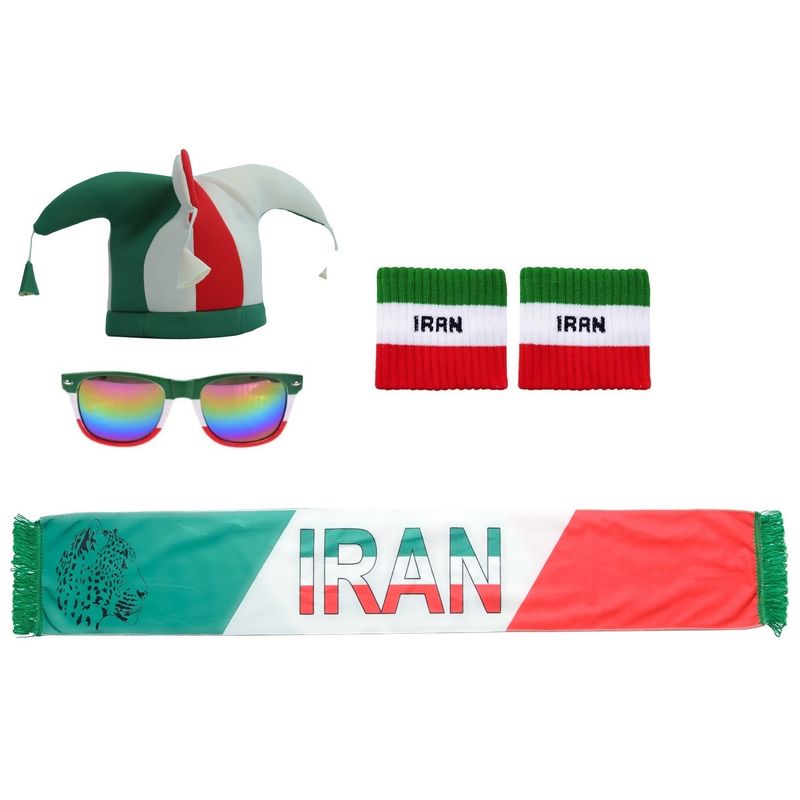 ست هواداری مدل تیم ملی ایران بسته 5 عددی
