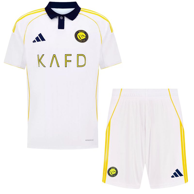 ست پولوشرت و شلوارک ورزشی مردانه مدل النصر عربستان away 2026