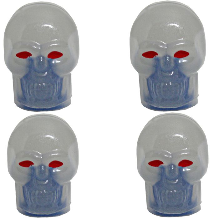 سر والف لاستیک دوچرخه هارمن مدل بدون باتری skull203 بسته 4 عددی
