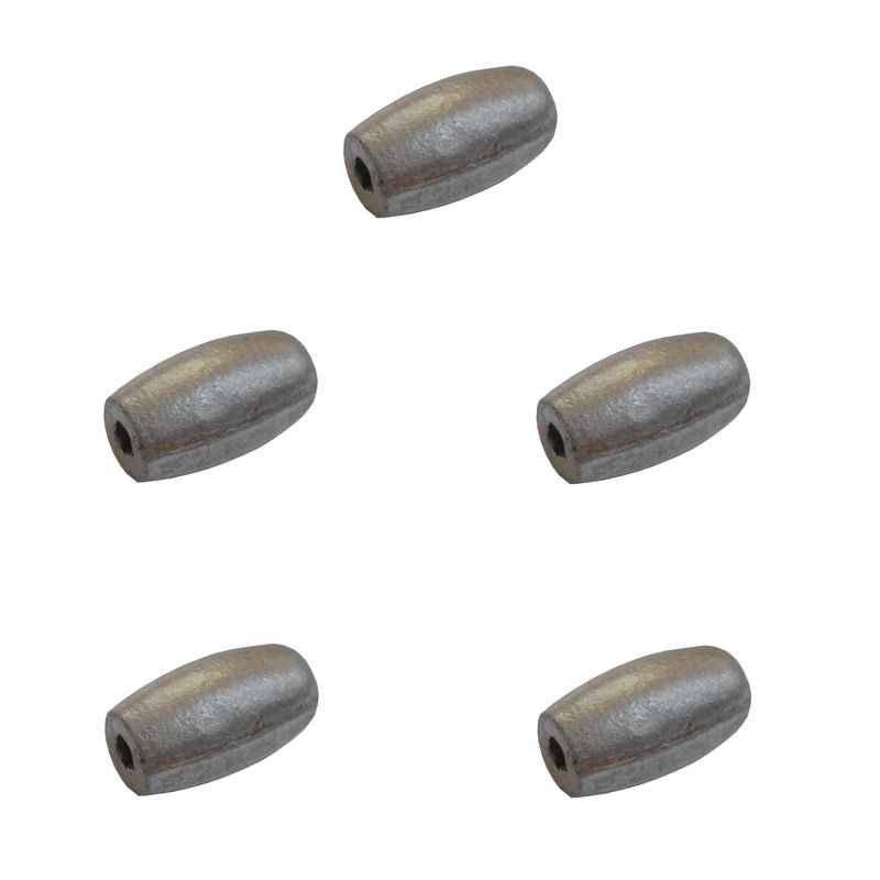 سرب ماهیگیری اسکار کد ol 9g بسته 5 عددی