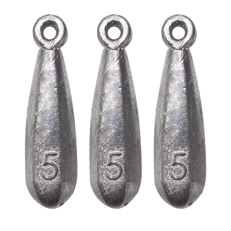 سرب ماهیگیری مدل اشکی کد 140g 5 بسته 3 عددی