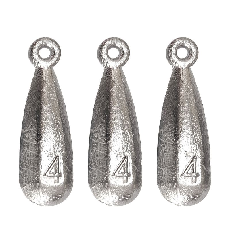 سرب ماهیگیری مدل اشکی کد 4 110g بسته 3 عددی