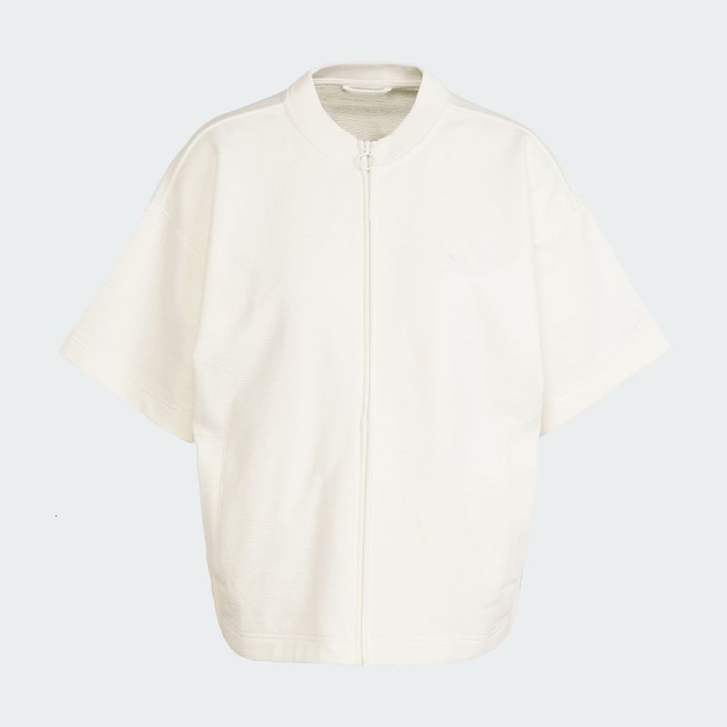 سویشرت ورزشی زنانه آدیداس مدل all szn cloud jersey full zip shirt کد jj4587