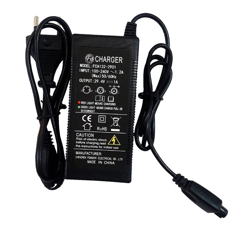 شارژر اسکوتر برقی مدل 24v fca132 2901